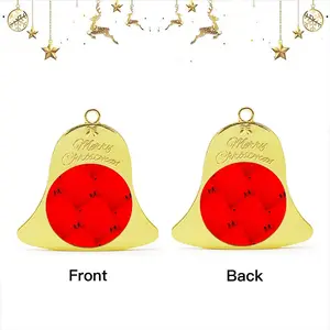 Deep Red (Decomposition) Christmas Bell Pendant