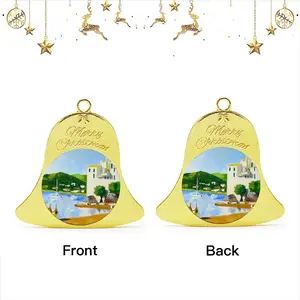 Cadaques (Spain) Christmas Bell Pendant