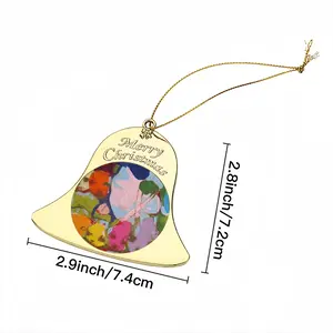 Indoor Mountain Christmas Bell Pendant