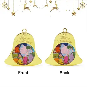 Indoor Mountain Christmas Bell Pendant