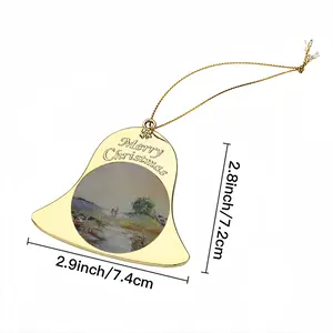 When Friends Meet Christmas Bell Pendant