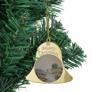 When Friends Meet Christmas Bell Pendant