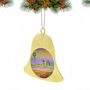 Windmill Christmas Bell Pendant