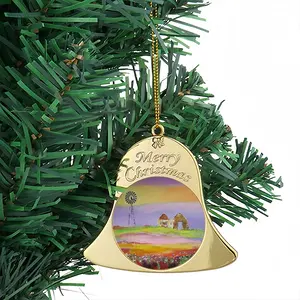 Windmill Christmas Bell Pendant