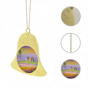 Windmill Christmas Bell Pendant