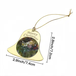 In The Garden Christmas Bell Pendant