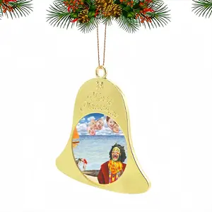 Fear Of Clowns Christmas Bell Pendant