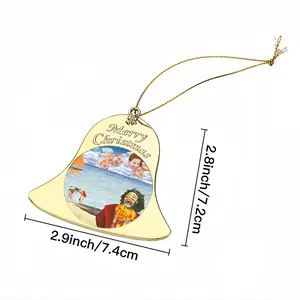 Fear Of Clowns Christmas Bell Pendant