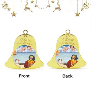 Fear Of Clowns Christmas Bell Pendant