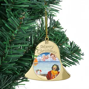 Fear Of Clowns Christmas Bell Pendant