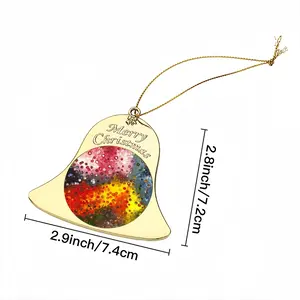 A Field Of Energy E Christmas Bell Pendant