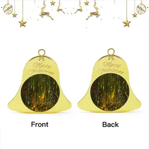 Cellular Universe M Christmas Bell Pendant