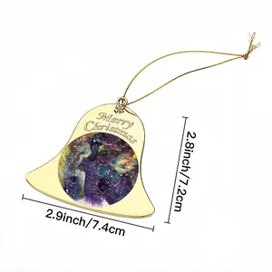 Cosmic Wisdom Christmas Bell Pendant