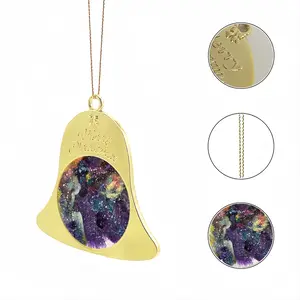 Cosmic Wisdom Christmas Bell Pendant