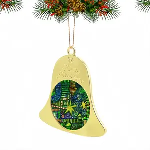 Village Christmas Bell Pendant