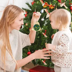 Village Christmas Bell Pendant