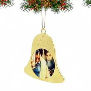 Rabbis Shneerson Christmas Bell Pendant