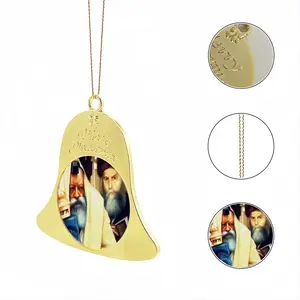 Rabbis Shneerson Christmas Bell Pendant