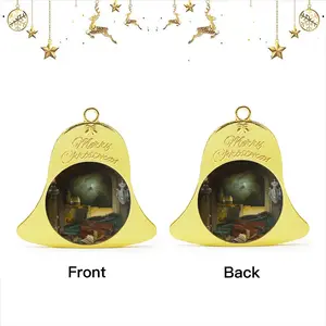 The Fire In An Oil Lamp In Memory Of The Temple Christmas Bell Pendant