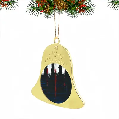 Blue Drag Christmas Bell Pendant