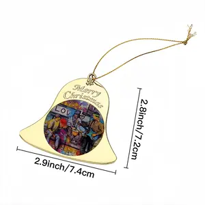 Venice Beach Christmas Bell Pendant