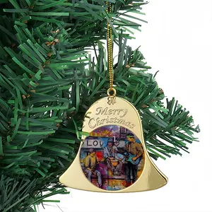 Venice Beach Christmas Bell Pendant