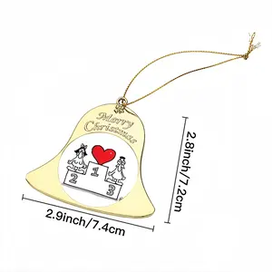 Love Is The Champion Christmas Bell Pendant