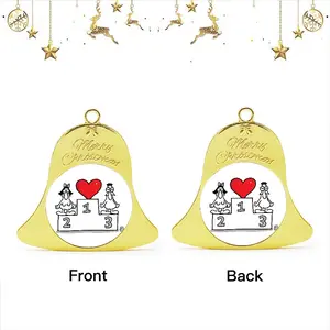 Love Is The Champion Christmas Bell Pendant