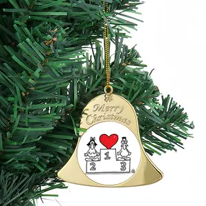 Love Is The Champion Christmas Bell Pendant