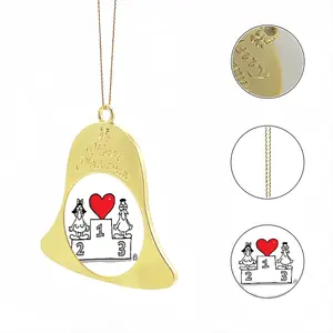 Love Is The Champion Christmas Bell Pendant