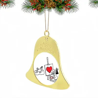 Art Lover Christmas Bell Pendant