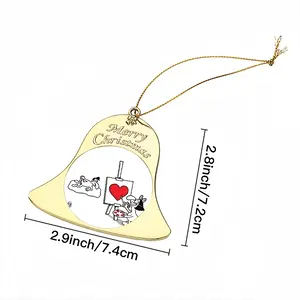 Art Lover Christmas Bell Pendant