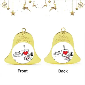 Art Lover Christmas Bell Pendant