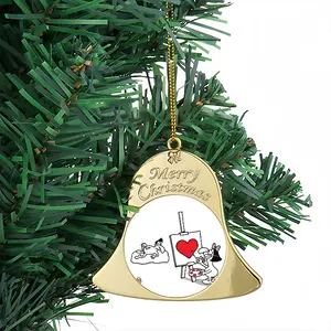 Art Lover Christmas Bell Pendant