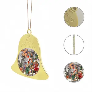 Office Mayhem Christmas Bell Pendant