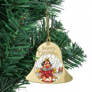 Chain Smoker Christmas Bell Pendant