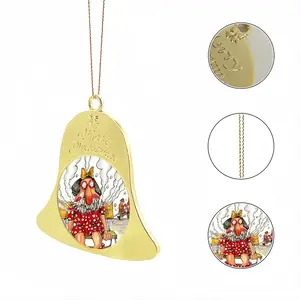 Chain Smoker Christmas Bell Pendant