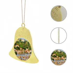 Bather In Sète Christmas Bell Pendant