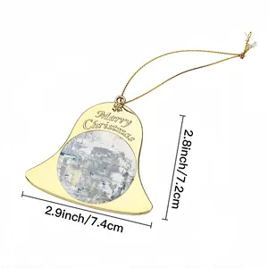 Born From Ice Christmas Bell Pendant