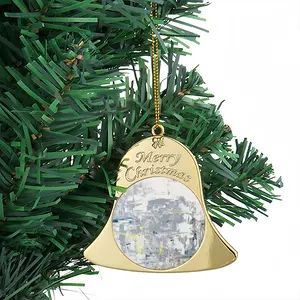 Born From Ice Christmas Bell Pendant