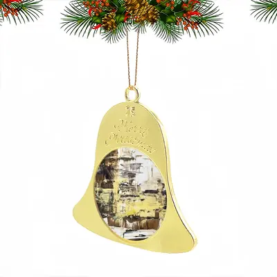 Beach And Rocks Christmas Bell Pendant