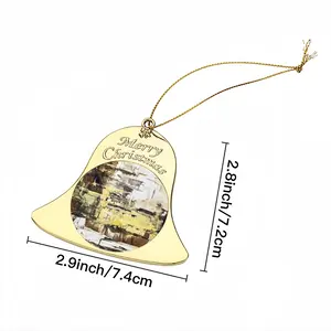 Beach And Rocks Christmas Bell Pendant