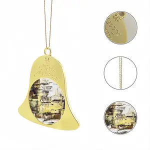 Beach And Rocks Christmas Bell Pendant