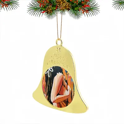 Hold Me Tight Christmas Bell Pendant