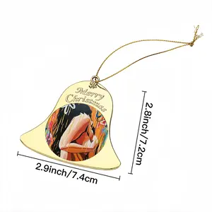 Hold Me Tight Christmas Bell Pendant