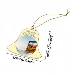 Liquor Store Christmas Bell Pendant