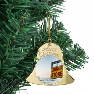 Liquor Store Christmas Bell Pendant