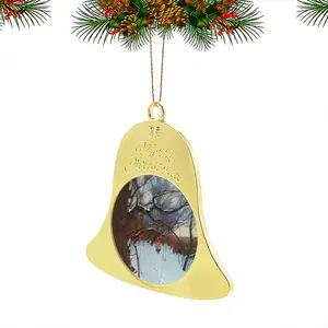 The Sun Has Set Christmas Bell Pendant