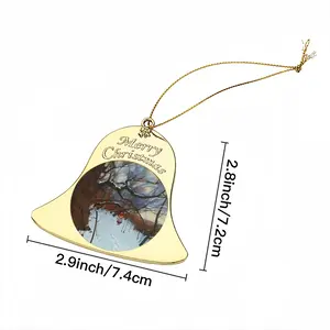 The Sun Has Set Christmas Bell Pendant