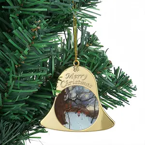 The Sun Has Set Christmas Bell Pendant